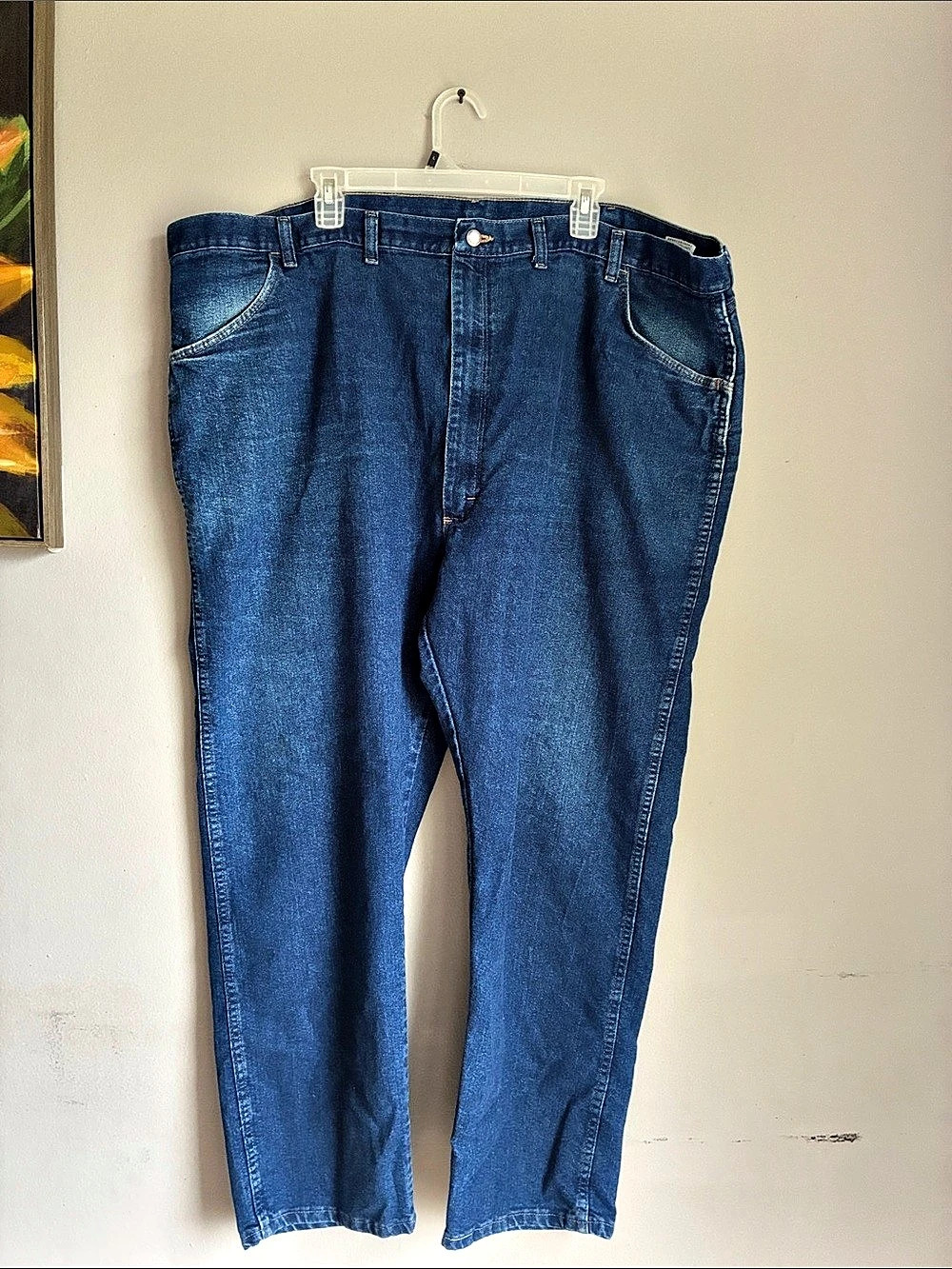 Wrangler Relaxed Fit Straight Leg Jeans Men's Straight Leg Jeans Waist 36x32